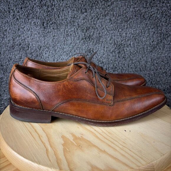 Cole Haan Giraldo II Bike Toe Derby Mens 12 Brown Brogue Oxford Dress Shoe Grand main image 8